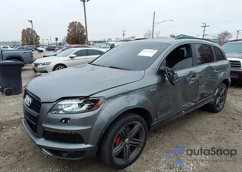 2014 Audi Q7 3.0T S Line Prestige from USA, damaged, VIN WA1DGAFE0ED010706